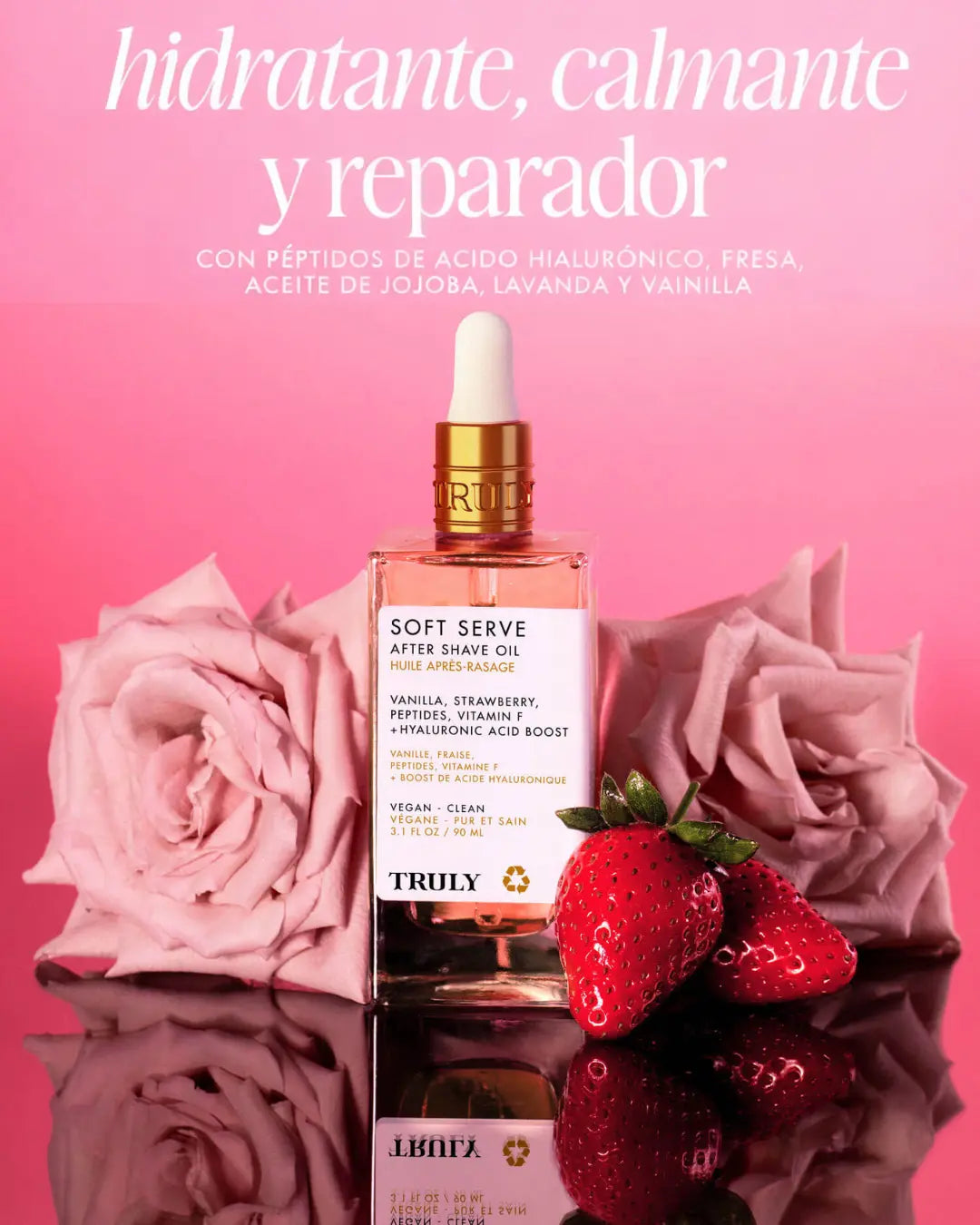 TRULY Soft Serve After Shave Oil - Aceite Post-Afeitado Donut Glaseado