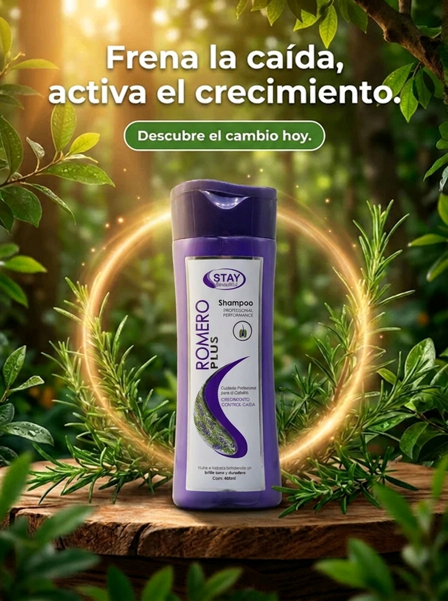 Shampoo Cola de Caballo con Romero - Crecimiento Intensivo y Anti-Caída (400 ml)