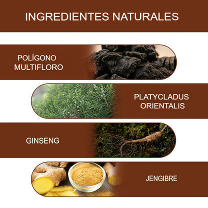 Shampoo en Barra Polygonum para Oscurecer el Cabello