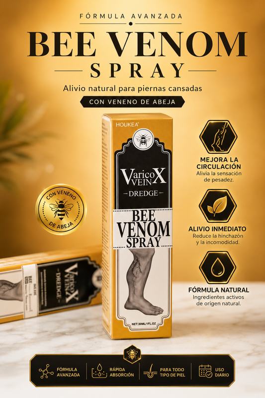 Varicox Vein Bee Venom Spray 30ML Alivio Refrescante para Piernas y Circulación