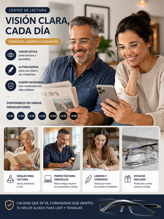 Lentes de Lectura Premium Unisex