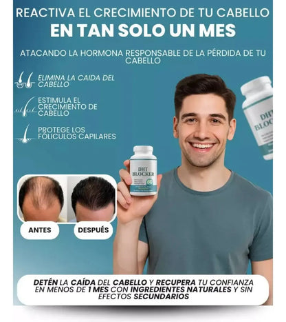 DHT Blocker Fórmula para cabello y piel Simply Revival (60 Cápsulas)