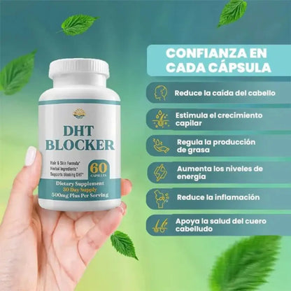 DHT Blocker Fórmula para cabello y piel Simply Revival (60 Cápsulas)