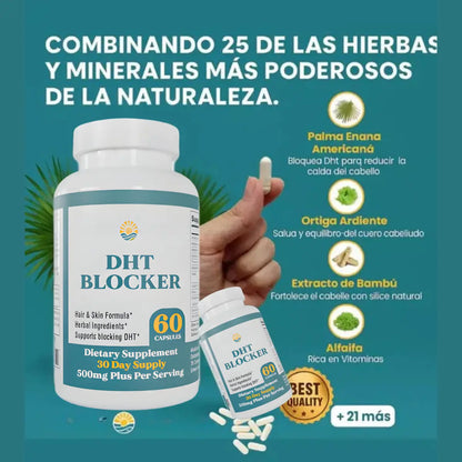 DHT Blocker Fórmula para cabello y piel Simply Revival (60 Cápsulas)