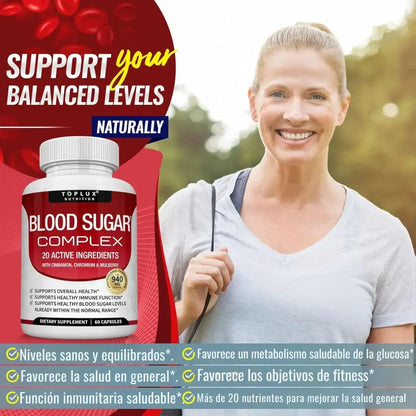 Blood Sugar Complex - Control de Azúcar en la Sangre (60 cápsulas)