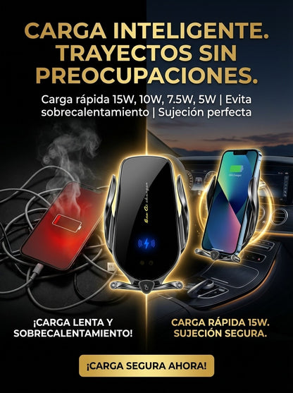 Soporte de Celular con Carga Inalámbrica y adaptadores