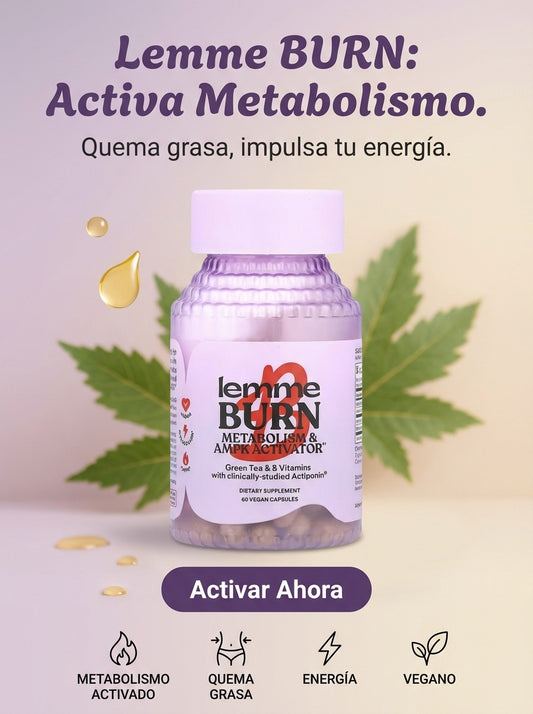 Lemme Burn – Cápsulas para Activar el Metabolismo y Control del Peso (60 Cápsulas)