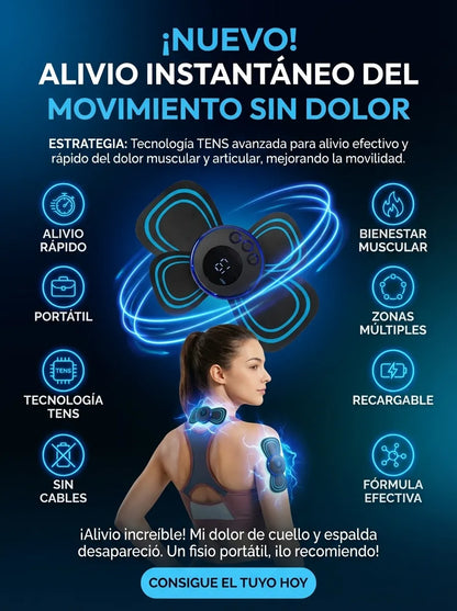 Mini Masajeador de Pulsos Mariposa: Alivio Muscular y Relajación (Carga USB) - 2x1
