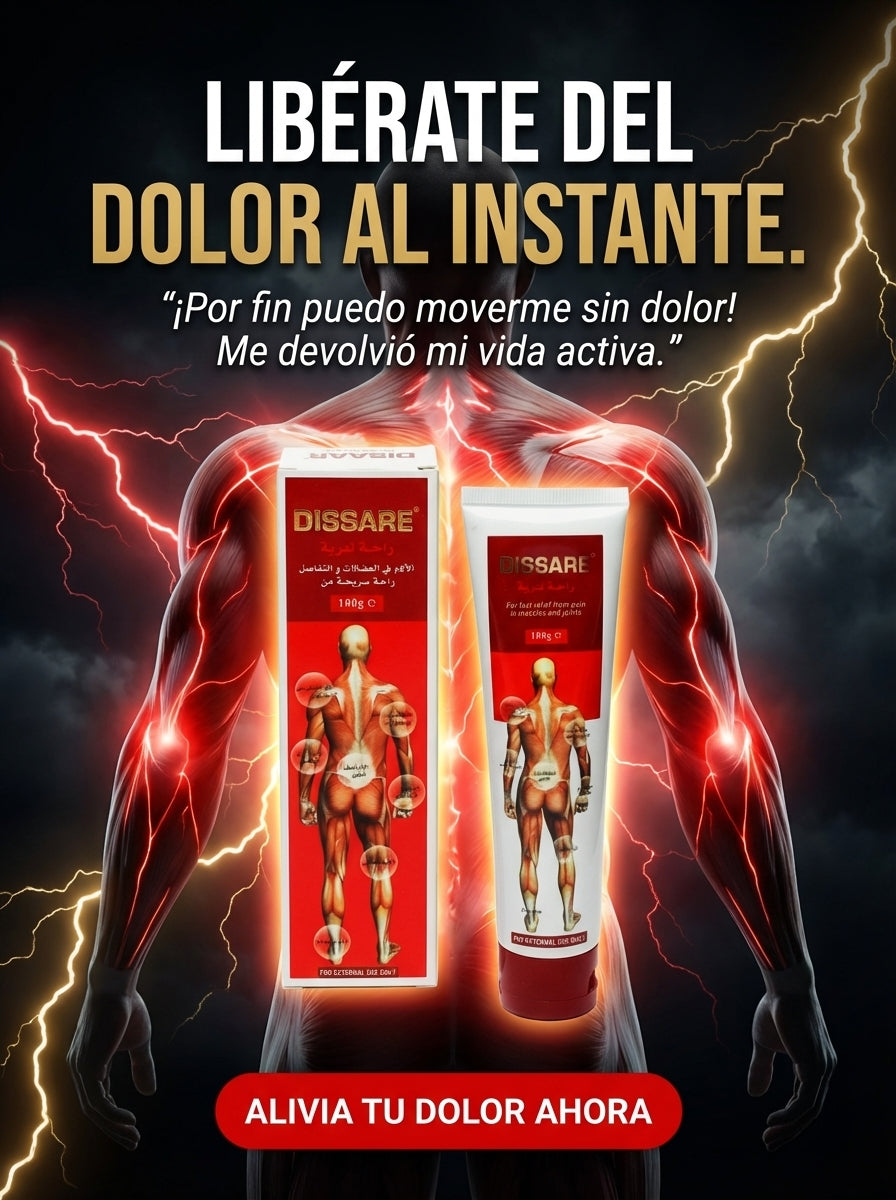 Ungüento Dissare Terapéutico: Alivio de Dolores Intensos y Fatiga Muscular (100g)