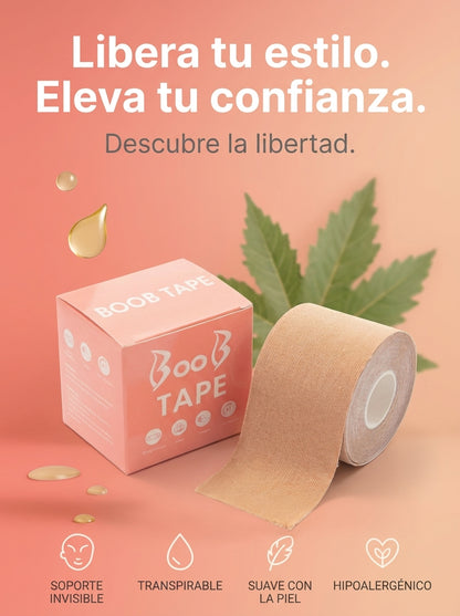 Boob Tape: Cinta Adhesiva de Realce Hipoalergénica