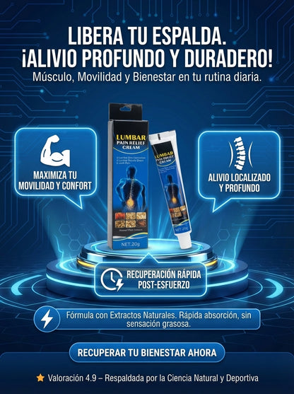 Crema para Dolor Lumbar: Alivio de Acción Rápida (20g)