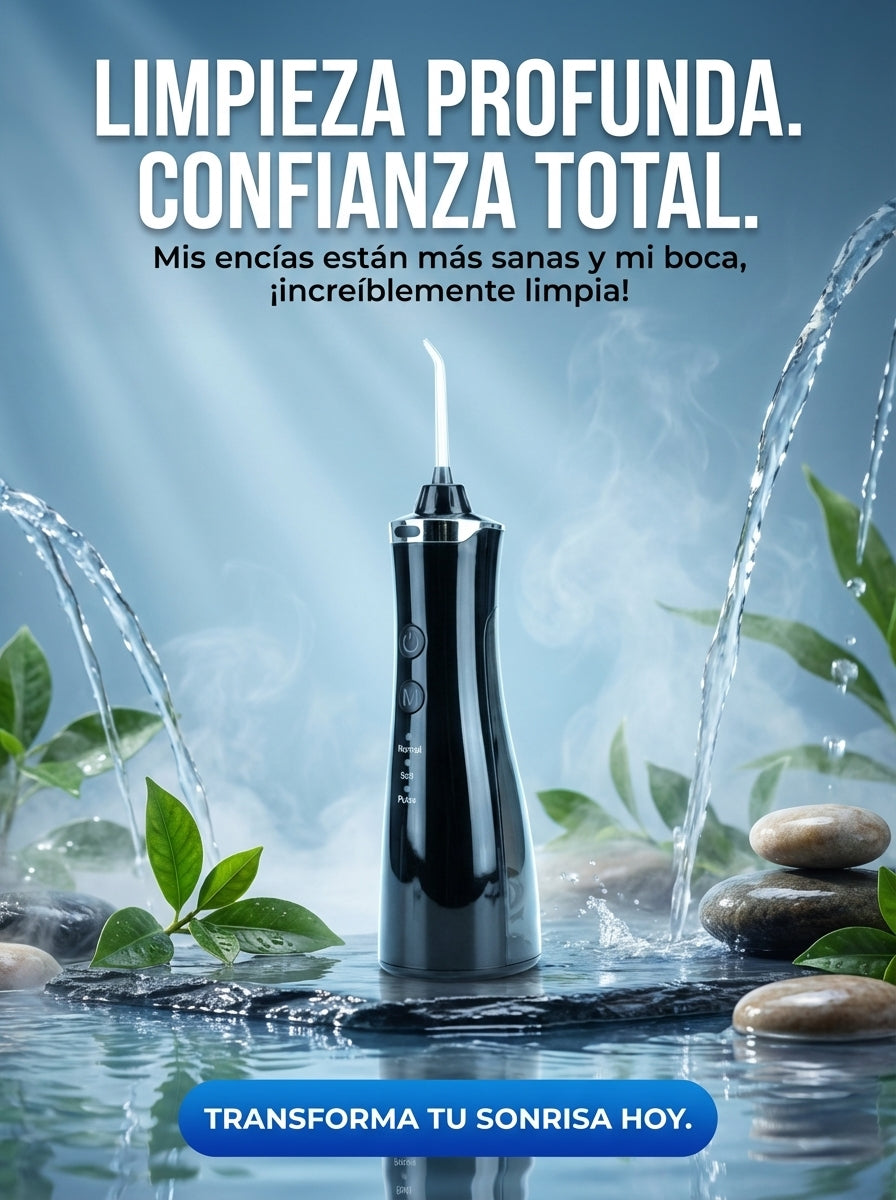 Irrigador Oral: Limpieza Dental Profesional (Water Flosser)