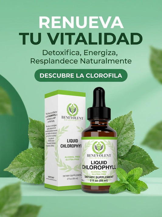 Liquid Chlorophyll – Clorofila Líquida Concentrada con Menta (60 ml)