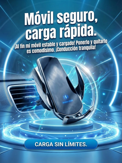 Soporte de Celular con Carga Inalámbrica y adaptadores