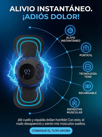 Mini Masajeador de Pulsos Mariposa: Alivio Muscular y Relajación (Carga USB) - 2x1