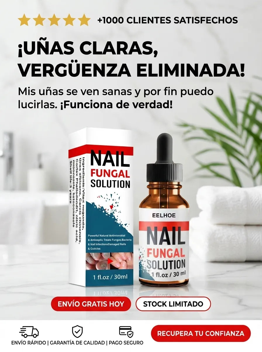 Nail Fungal – Gotas Antihongos Avanzado para Uñas (30 ml)