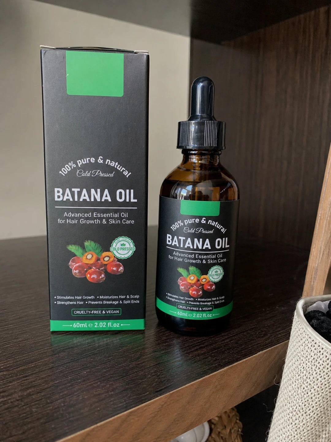BATANA OIL – Aceite de Batana Prensado en Frío para Fortalecimiento, Hidratación y Cuidado del Cabello y Cuero Cabelludo (60 ml)