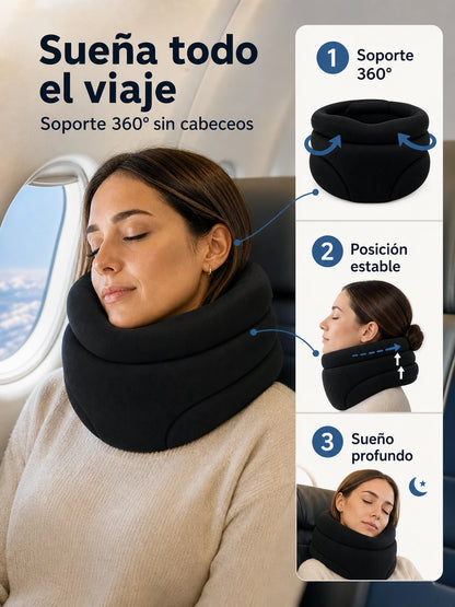 CERVICAL NECK SUPPORT – Cojín Cervical Ergonómico para Soporte, Estiramiento y Relajación de Cuello y Hombros