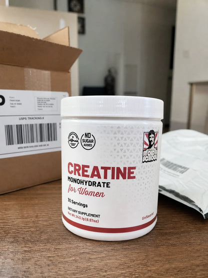 Creatina Monohidratada - Fuerza y Rendimiento para Mujeres (240 g)