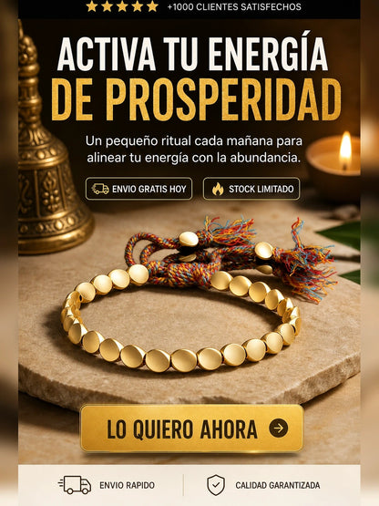 El Brazalete Tibetano de la Fortuna – Pulsera de Cobre Energética Hecha a Mano