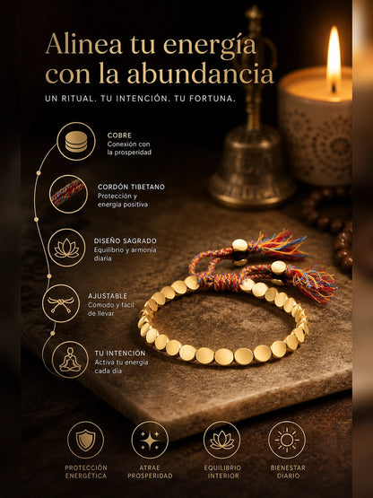 El Brazalete Tibetano de la Fortuna – Pulsera de Cobre Energética Hecha a Mano