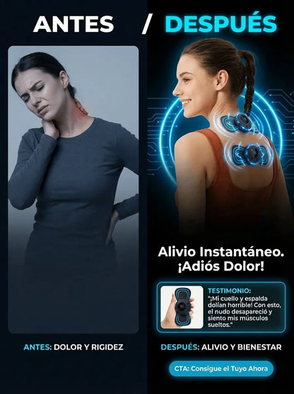Mini Masajeador de Pulsos Mariposa: Alivio Muscular y Relajación (Carga USB) - 2x1