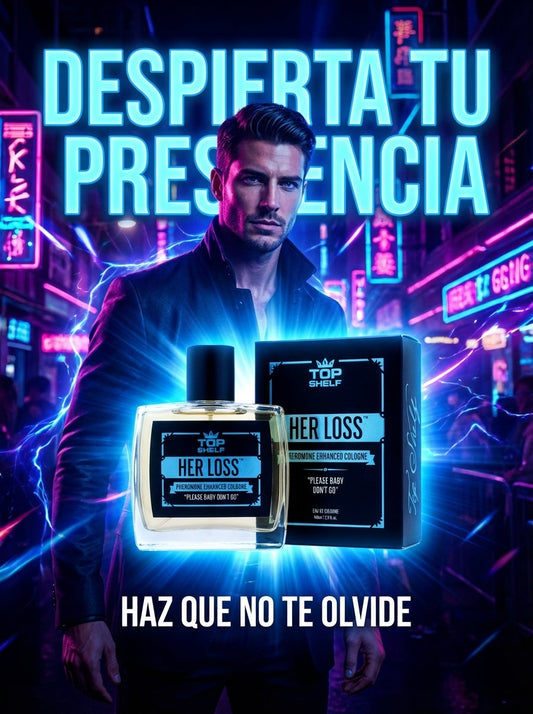HER LOSS – Colonia con Feromonas para Hombre, Confianza y Atracción (50 ml)