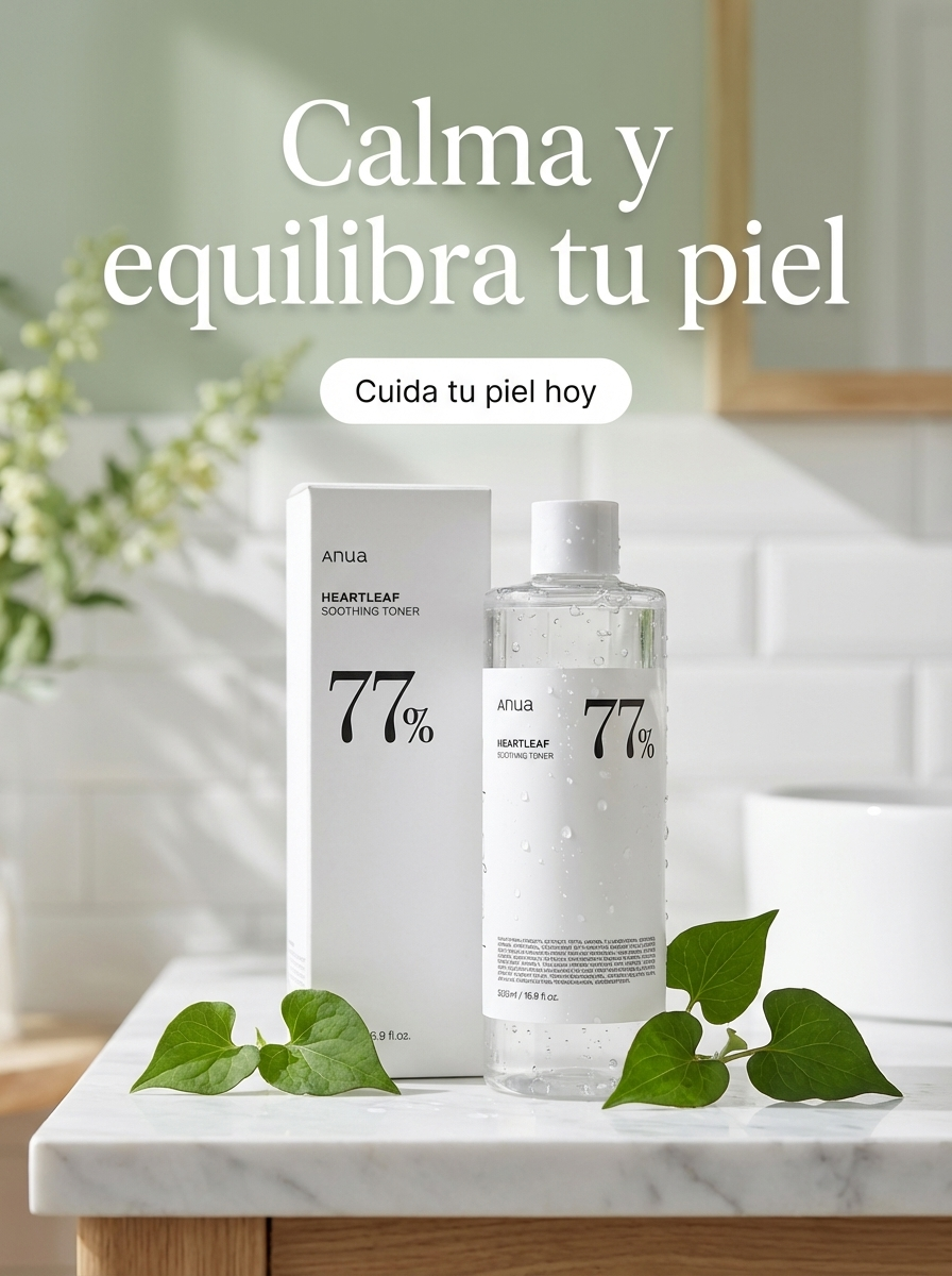 Anua Heartleaf 77% Soothing Toner: Tónico Calmante e Hidratante