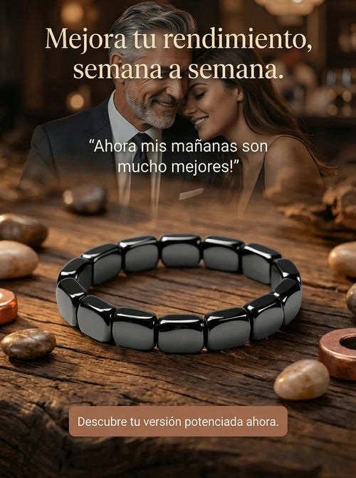 Pulsera Magnética Hematita Hermios+