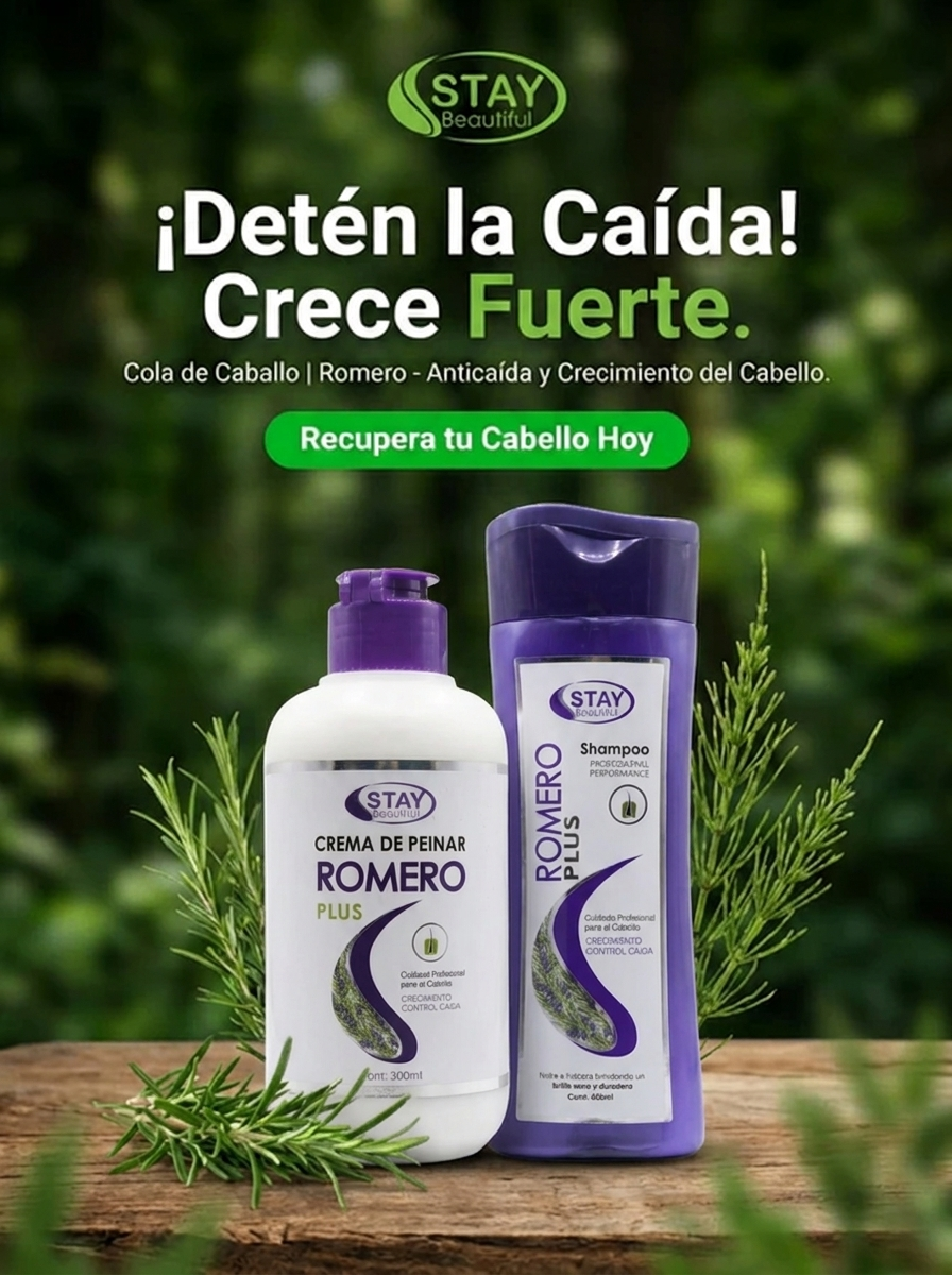 Kit Shampoo Romero + Crema de Peinar