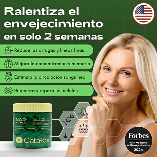 NAD + Resveratrol – Fórmula Avanzada con Nicotinamide Riboside y Resveratrol (60 cápsulas)