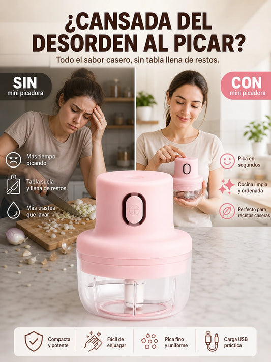 Mini Procesador de Alimentos Eléctrico (100ml)