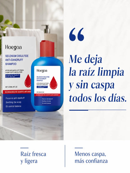 SELENIUM DISULFIDE ANTI-DANDRUFF SHAMPOO – Champú Anticaspa con Disulfuro de Selenio para Control de Caspa, Grasa y Cuidado del Cuero Cabelludo (120 ml)