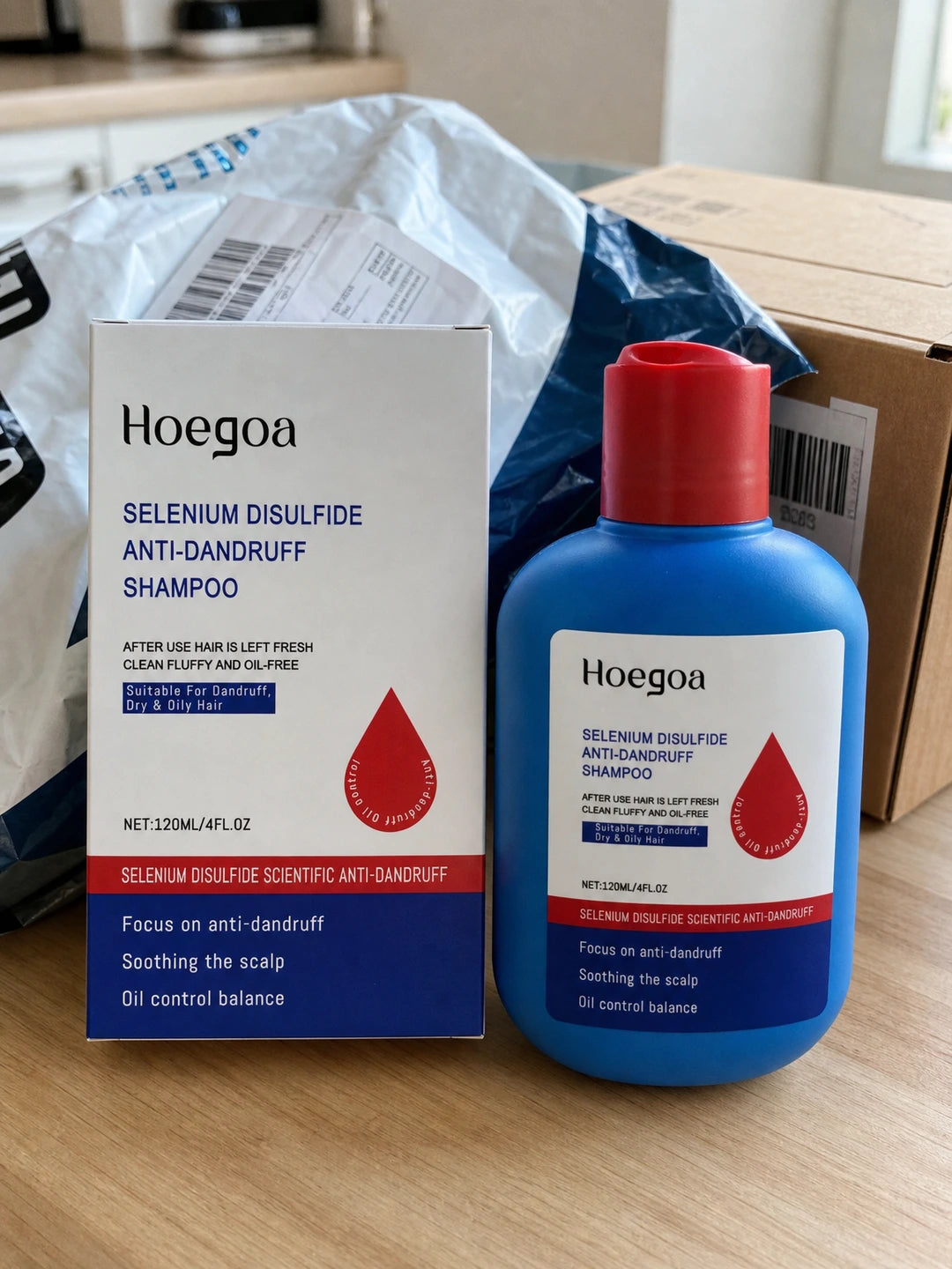 SELENIUM DISULFIDE ANTI-DANDRUFF SHAMPOO – Champú Anticaspa con Disulfuro de Selenio para Control de Caspa, Grasa y Cuidado del Cuero Cabelludo (120 ml)